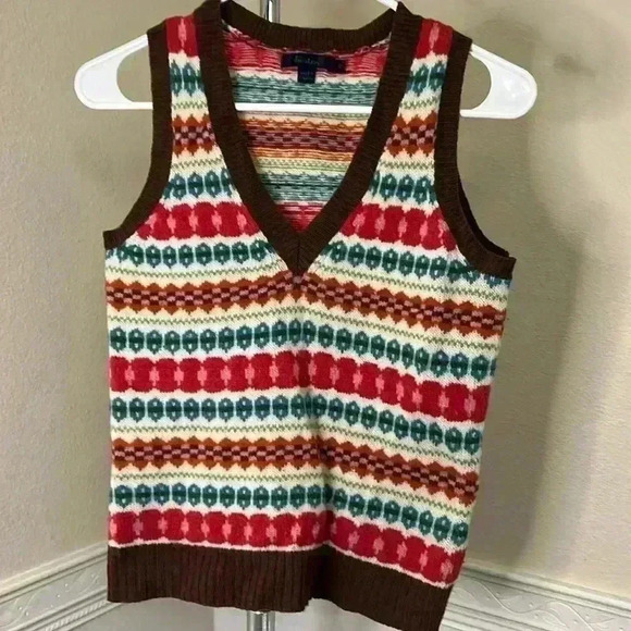 Boden V Neck Sweater Vest - Picture 1 of 4